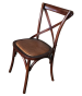 Wooden Cross Back Chair